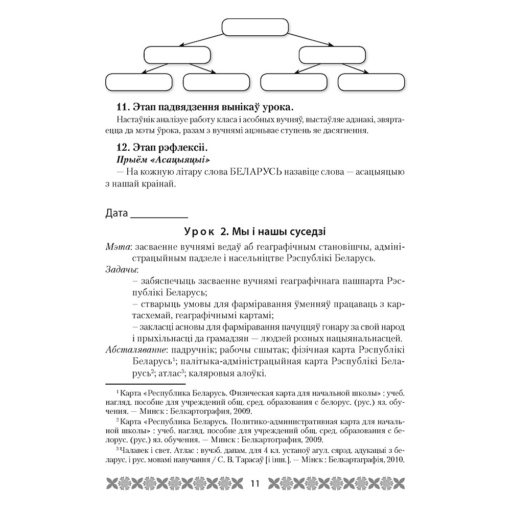 Чалавек i свет. 4 клас. Мая Радзiма - Беларусь. План-канспект урокаў, Лузгіна А.Г., Астроўская А.Г., Аверсэв - 8