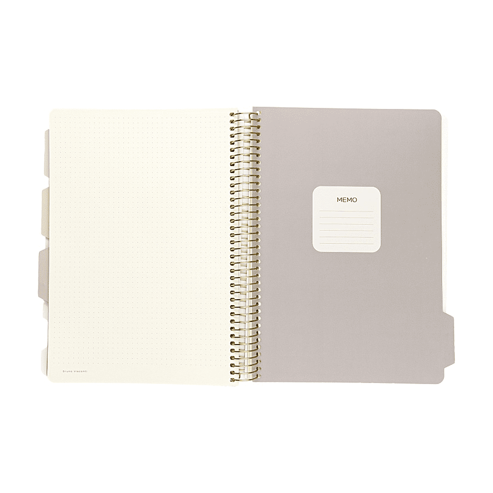 Книга записная  "Love me", В5, 120 листов, клетка, линейка, точка, бежевый - 8