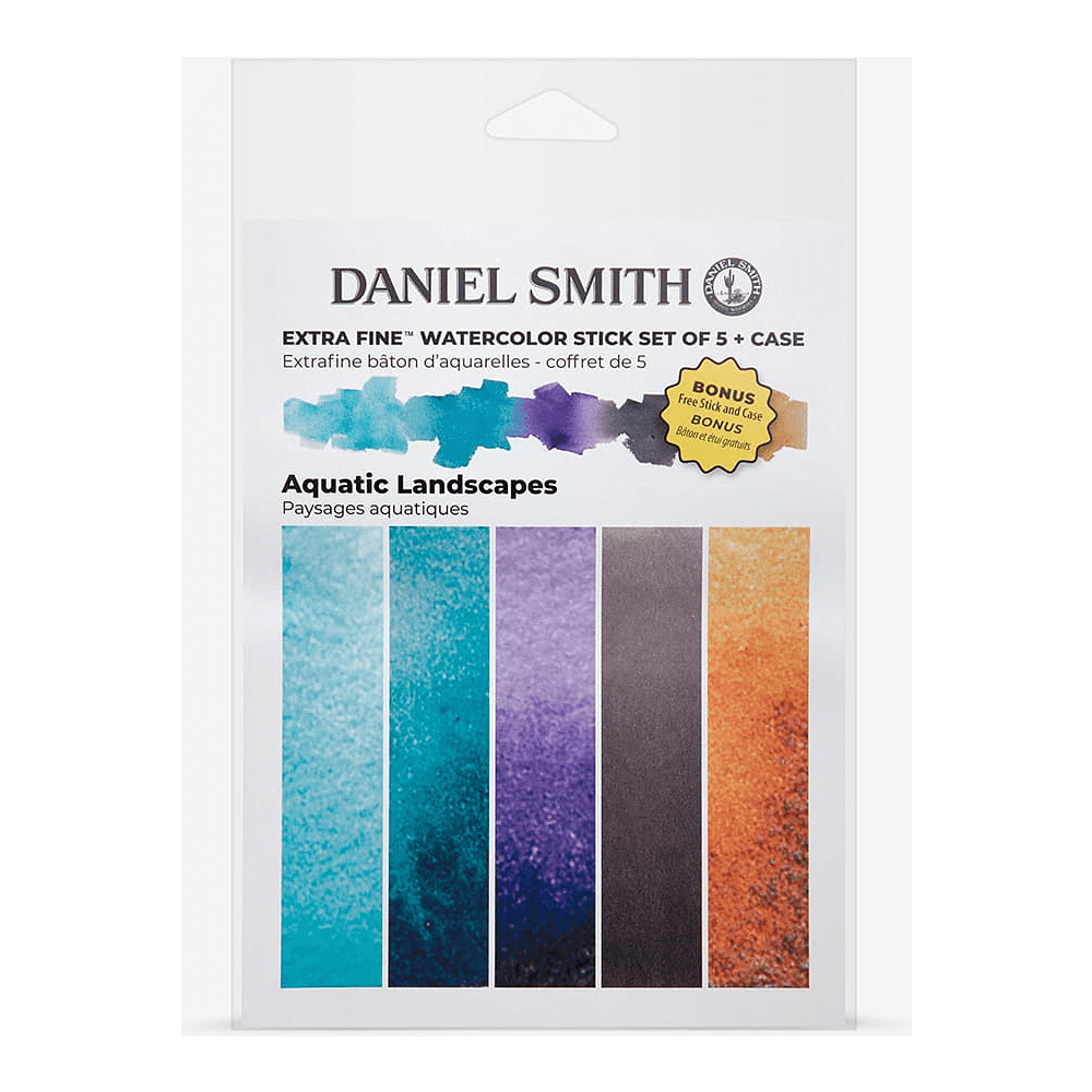 Набор стиков акварельных "Daniel Smith Aquatic Landscapes Set", 5 цветов - 7