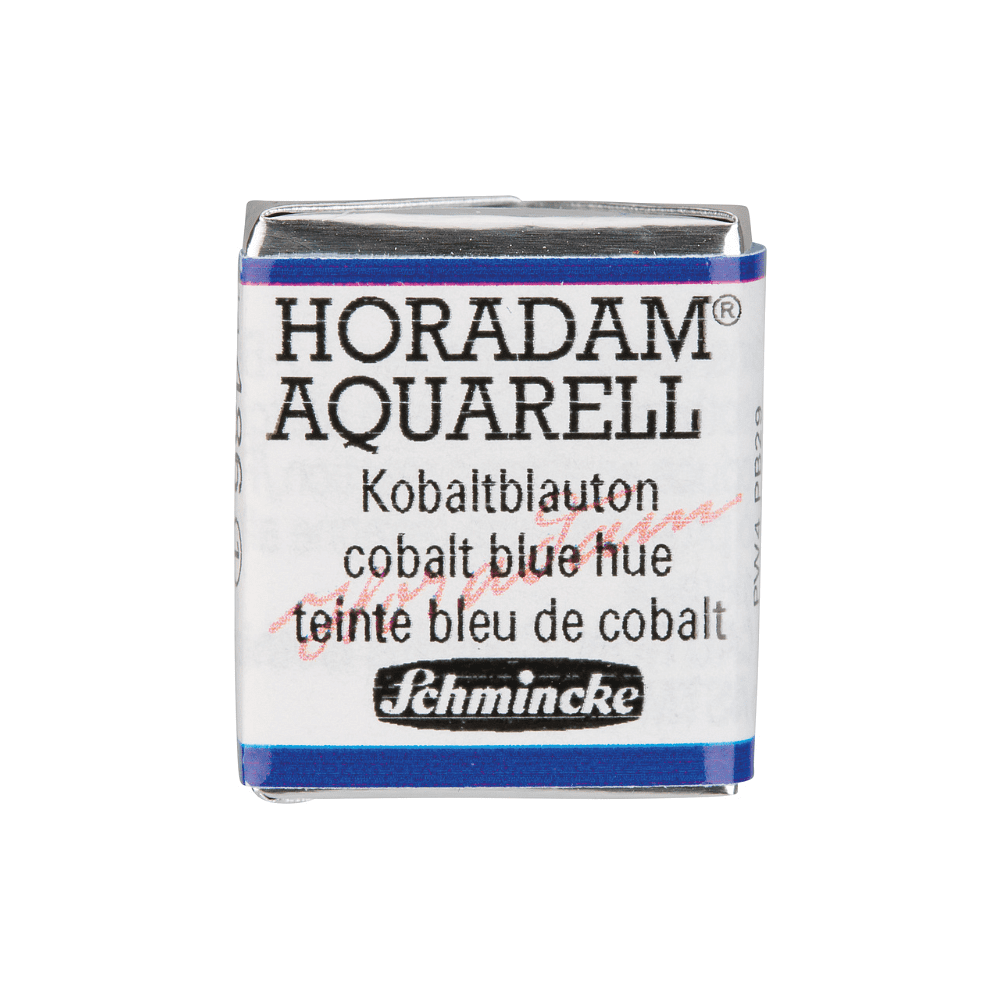 Краски акварельные "Schmincke Horadam", 486 кобальт синий, полукювета