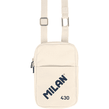 Сумка через плечо "430 SINCE 1918", 19х12.8х2.3 см, бежевый