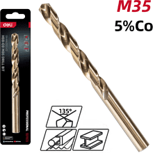 Сверло по металлу Deli RS EDH-MHZ120-E2, 12.0 мм, DIN 338, HSCo 5%