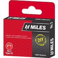 Скоба Miles №3, 12 мм, 1000 штук