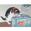 Книга на английском языке "Cats of Japan. Woodblock Prints by Hokusai, Hiroshige and Other Artists", Joycelyn Bouquillard - 5