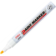 Маркер перманентный на нитрокраске "Paint marker", белый