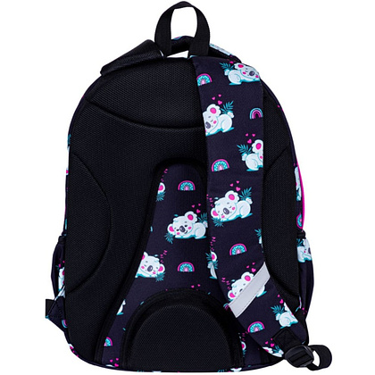 Рюкзак школьный Astra "Sleepy Koala", черный, розовый - 4