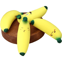 Антистресс "Squishy bead banana", желтый