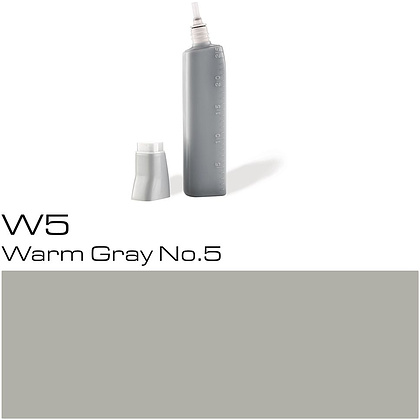 Чернила для заправки маркеров "Copic", W-5 тёплый серый №5
