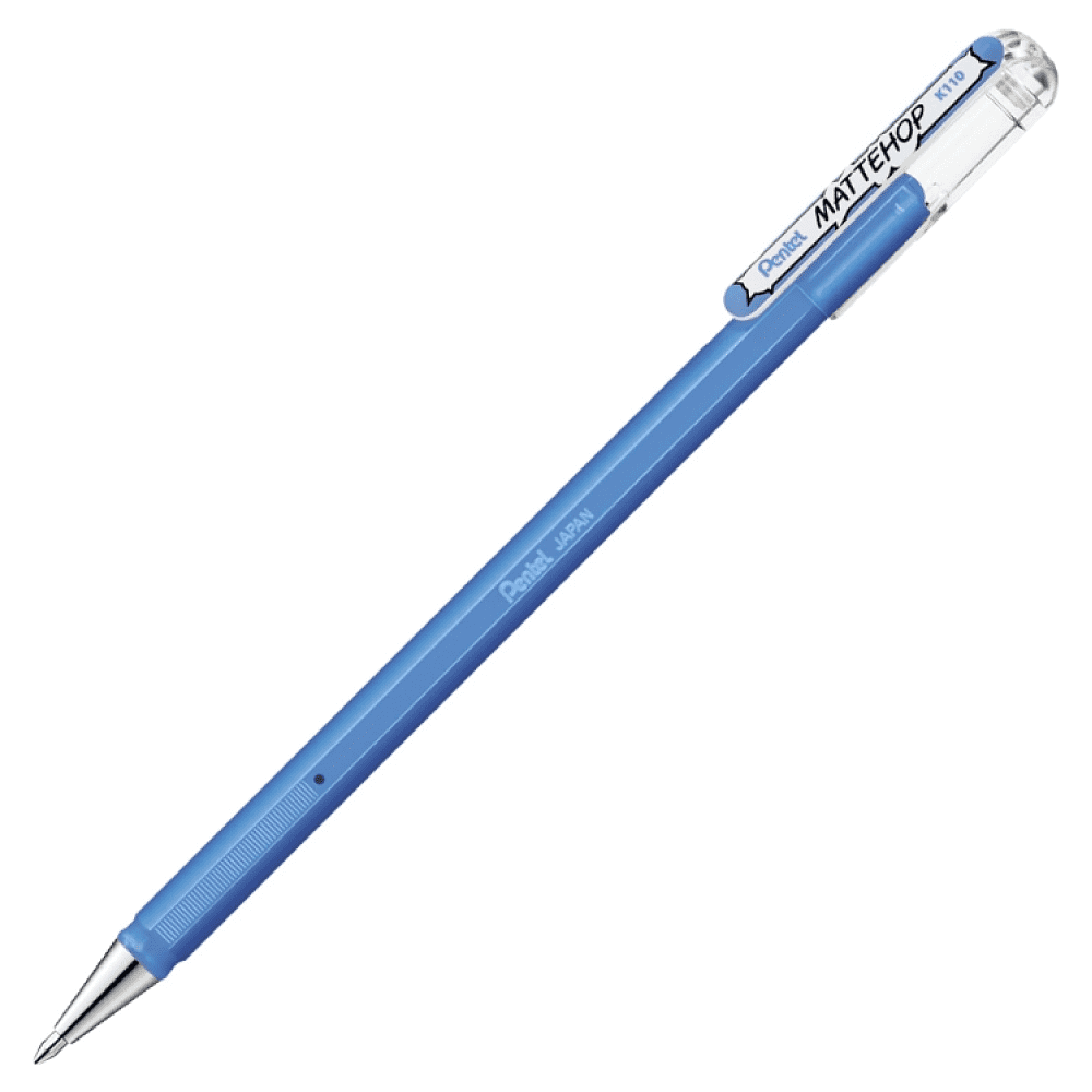 Ручка гелевая "Mattehop", 1 мм, голубой