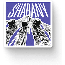 Стикер "Shabany", A7, 3D