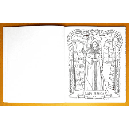 Раскраска на английском языке "Colouring Book. The Official Dune" - 5