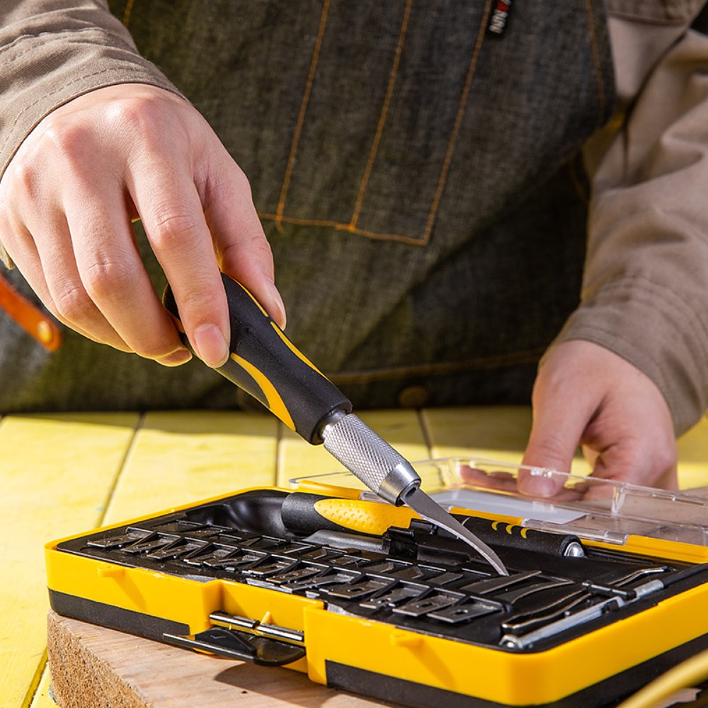 Набор многофункциональных ножей Deli YS DL-DP1, сменные насадки 16 шт.  - 3