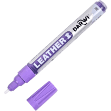 Маркер акриловый для кожи "Darwi" , 2 мм, фиолетовый