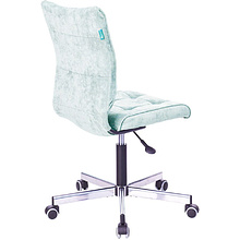 Кресло для персонала "Бюрократ СH-330M/LT", ткань, металл, серо-голубой