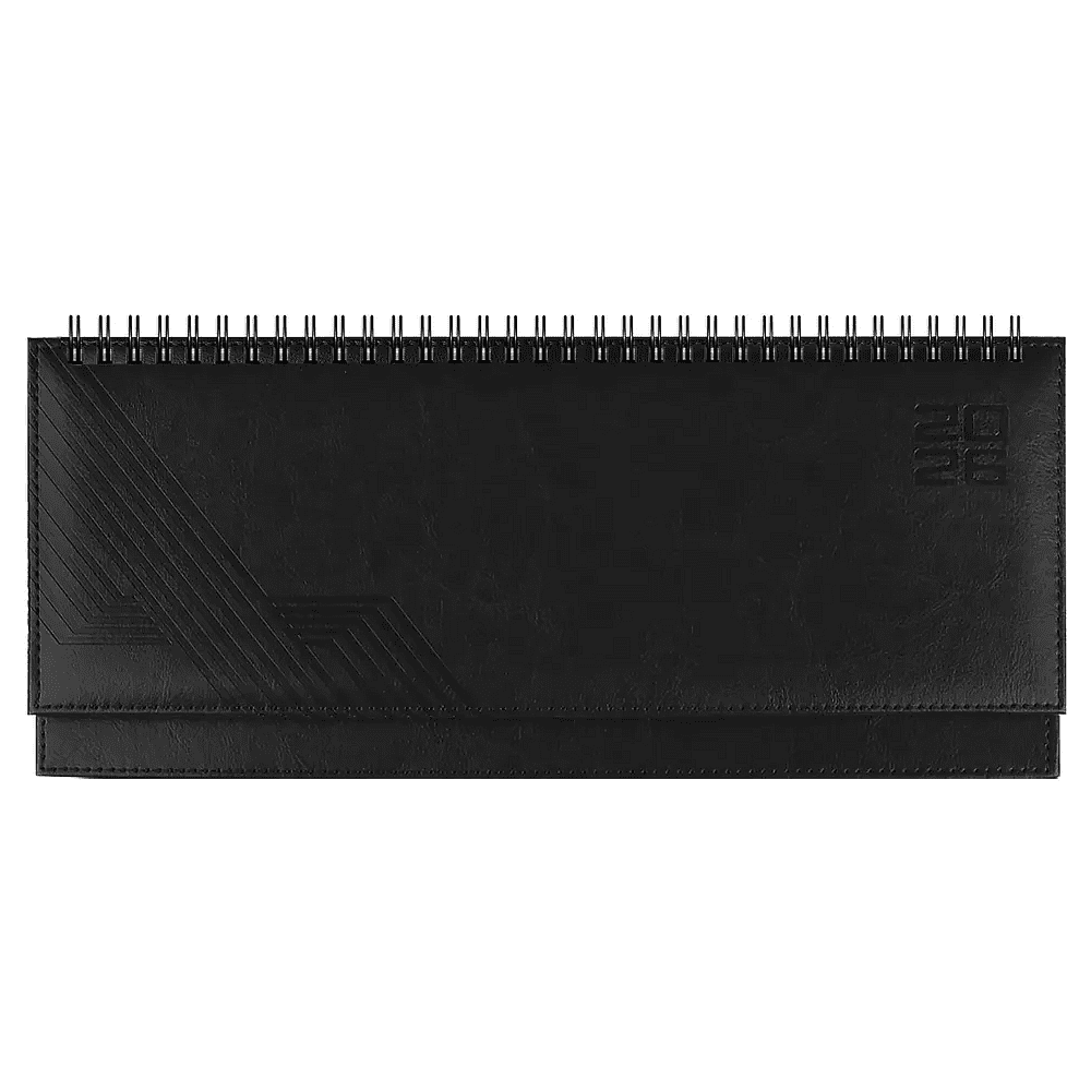 Планинг датированный "Сафир", 310х130 мм, 64 листа, черный, 2026