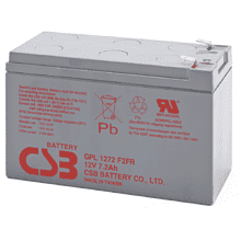 Аккумуляторная батарея CSB GPL 1272 F2 FR, 12 В, 7.2 Ач