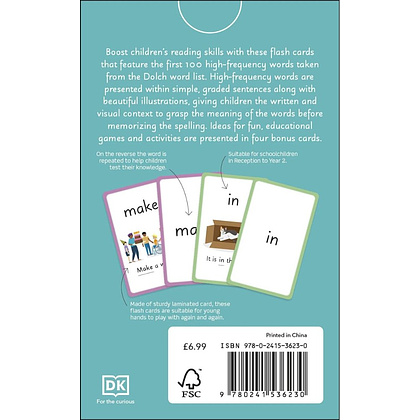 Карточки на английском языке "English for Everyone Junior: High Frequency Words Flash Cards"  - 5