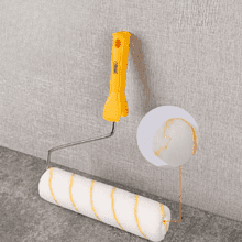 Валик малярный Deli YS DL528209, акриловый, ворс 12 мм