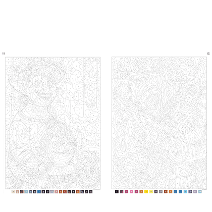 Раскраска по номерам на французском языке "Coloriages mystères Disney - Best of Babies" - 4