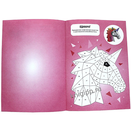 Книга "Раскрась наклейками по номерам. Волшебный мир. 246 наклеек" - 2