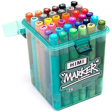 Набор маркеров художественных "Himi Miya", 36 шт/упак