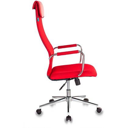 Кресло для руководителя "Бюрократ KB-9/DG", ткань, металл, красный - 3