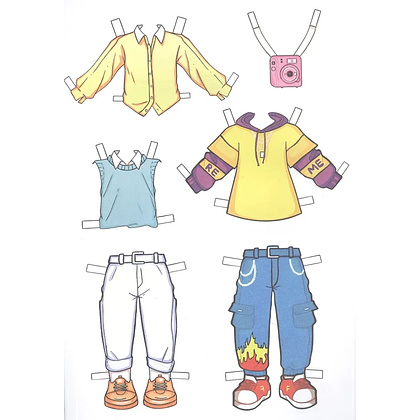 Книга "Бумажные куколки. Модные малыши" - 2