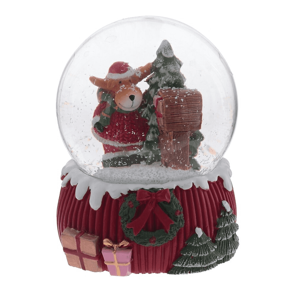 Фигурка "Мишка, Снеговик, Дед Мороз, Олень", 6.5х6.5х9 см, ассорти - 4