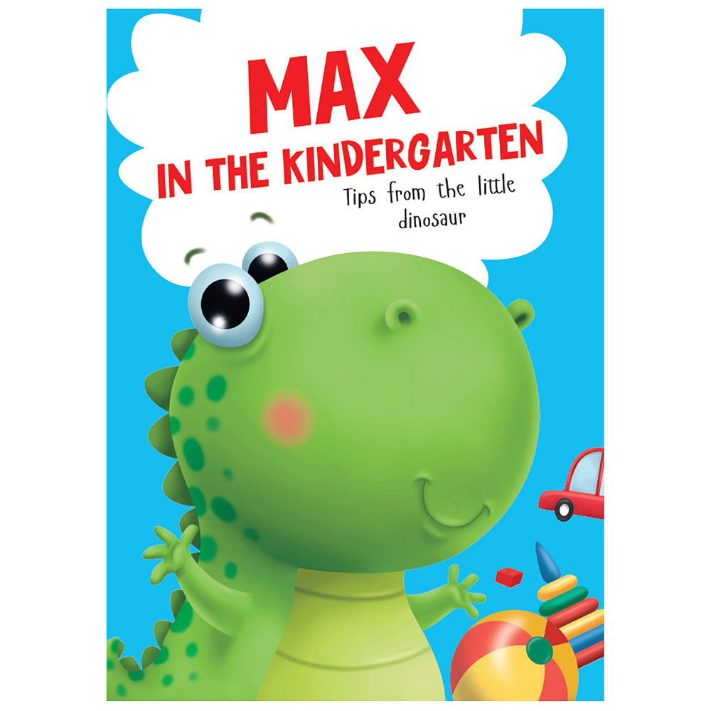 Книга на английском языке "Max in the kindergarten"