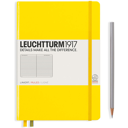 Блокнот "Leuchtturm1917. Classic", А5, 125 листов, линейка, лимонный
