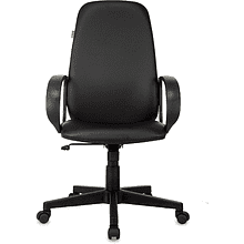 Кресло для руководителя "Бюрократ CH-808AXSN Or-16", экокожа, пластик, черный
