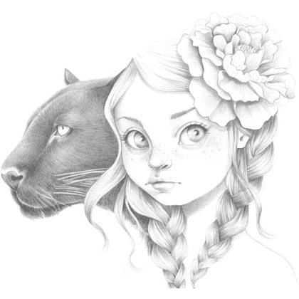 Раскраска на английском языке "Colouring book Wild 4", Emmanuelle Colin - 4