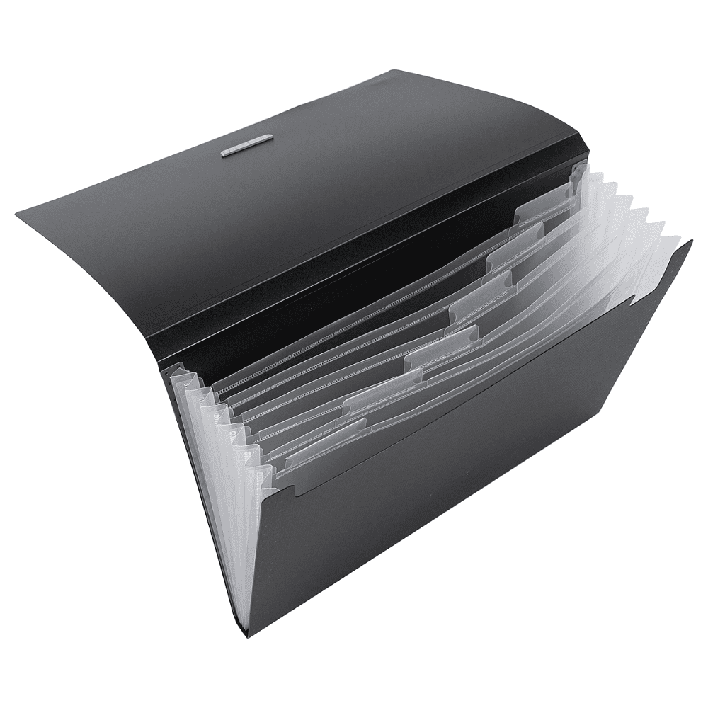 Папка на резинках "Deli", 30 мм, 7 делений, ассорти - 5
