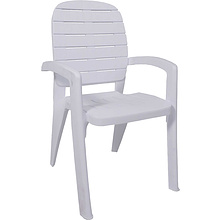 Кресло садовое "Прованс", пластик, белый