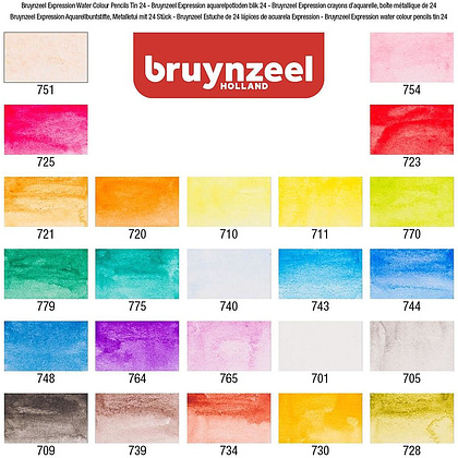 Набор карандашей акварельных "Expression", 24 цвета - 2