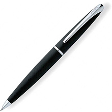 Ручка шариковая автоматическая "Cross Atx", 0.7 мм, черный, серебристый, стерж. черный
