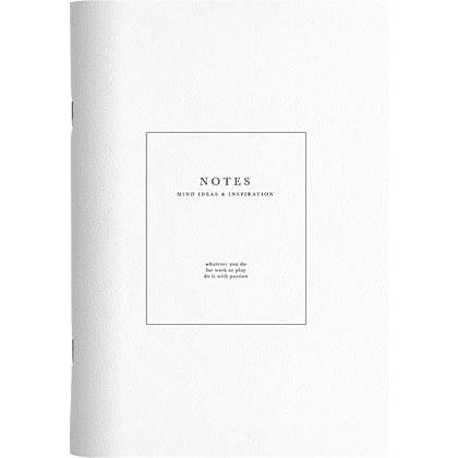 Тетрадь "Notes", A5, 48 листов, клетка, скоба сбоку, черный