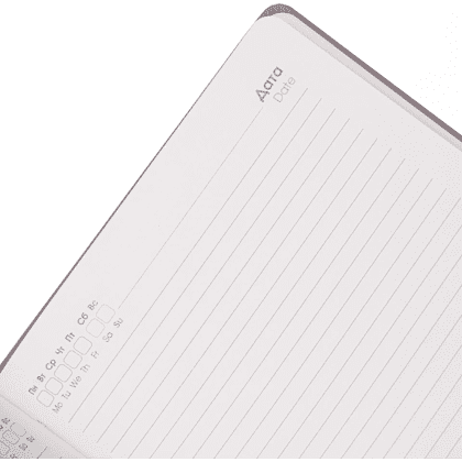 Ежедневник недатированный "Nuances. Эустома", A5, 152 листа, фиолетовый - 4