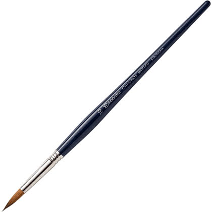 Кисть "Escoda Chronos", микс, круглая, на короткой ручке, № 10