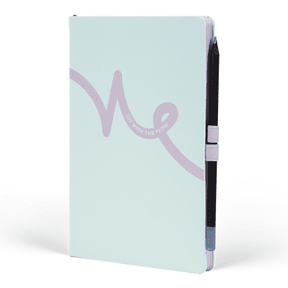 Блокнот "Doodle lilac paper", А5, 96 листов, голубой, срез фиолетовый - 3