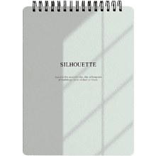 Блокнот "Shadow", А5, 80 листов, в клетку, серый