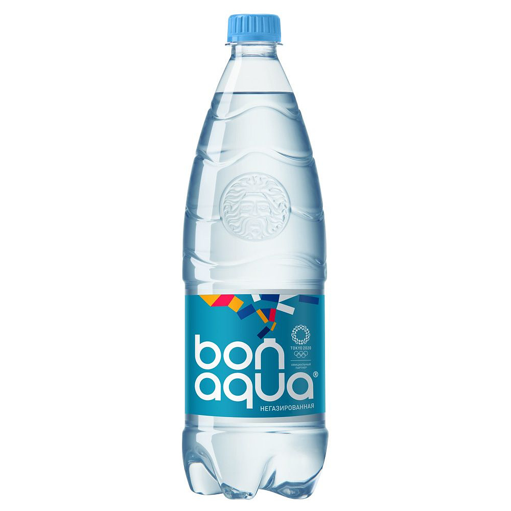 Вода питьевая "Bonaqua", негазированная, 1 л