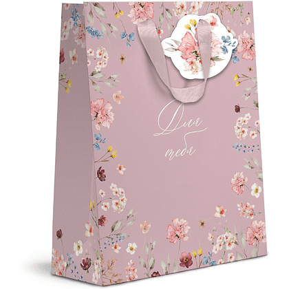Пакет бумажный подарочный "Italy Garden XLS", 31х41х10 см, ассорти - 2