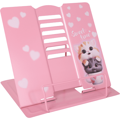 Подставка для книг "Cute cats", розовый