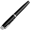 Ручка перьевая "Parker IM Black Lacquer CT", F, черный, серебристый, патрон синий - 4