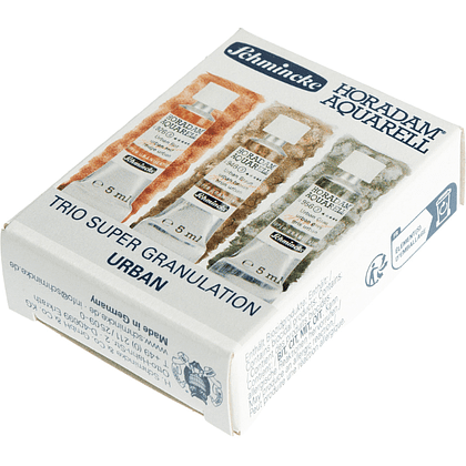 Краски акварельные "Schmincke. Horadam Super granulation set. Urban", набор 3 цвета, 5 мл, тубы - 2
