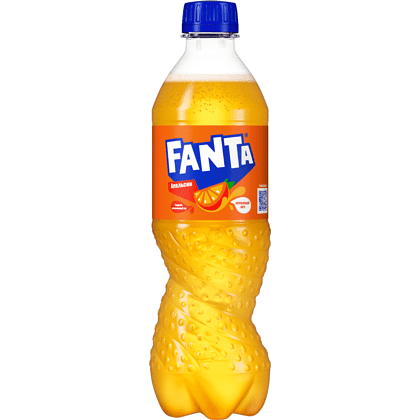 Напиток "Fanta", апельсиновый вкус, 0,5 л., пластиковая бутылка