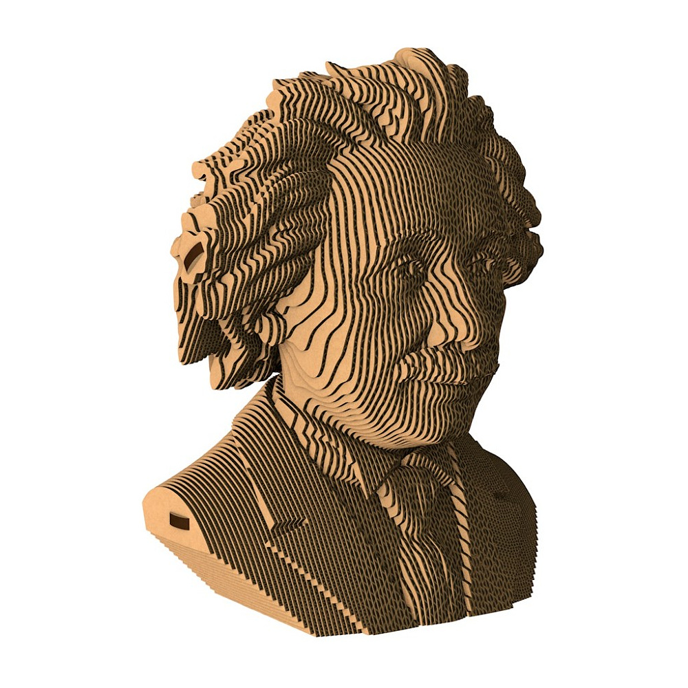 Пазл картонный 3D "Бюст Альберт Эйнштейн"