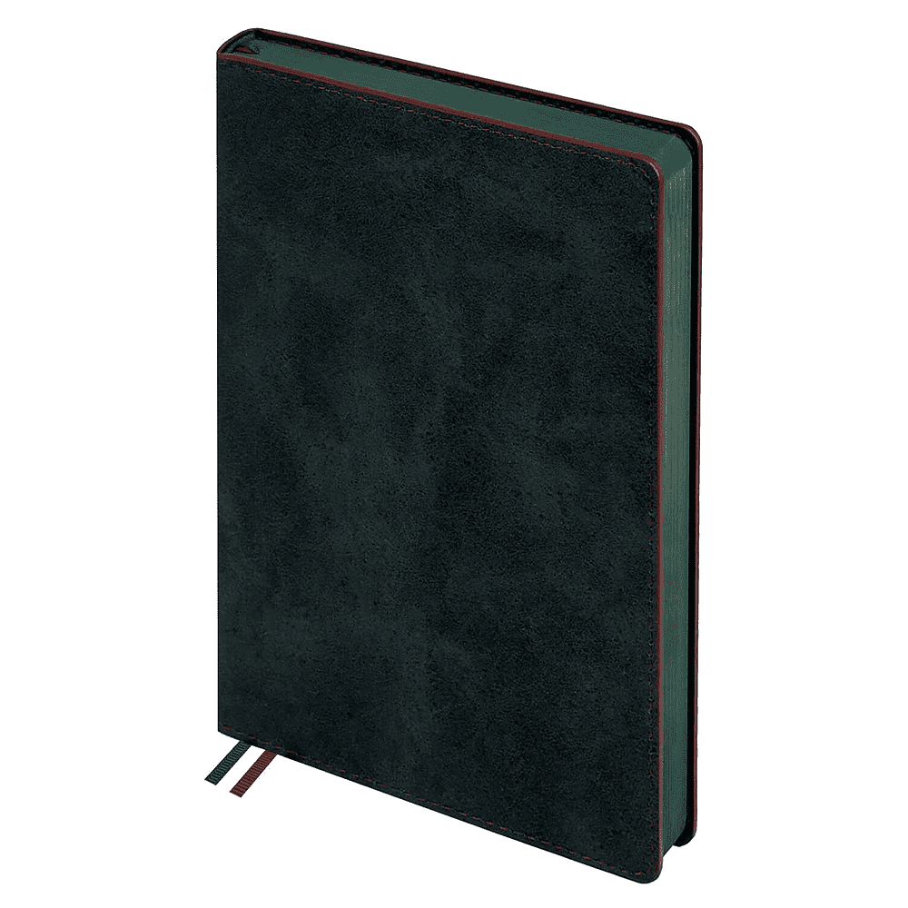 Ежедневник полудатированный "Тиволи Делавэ", А5, 384 страницы, зелёный - 4
