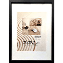 Фоторамка "1213-80309", 10х15 см, дерево со стеклом, черный